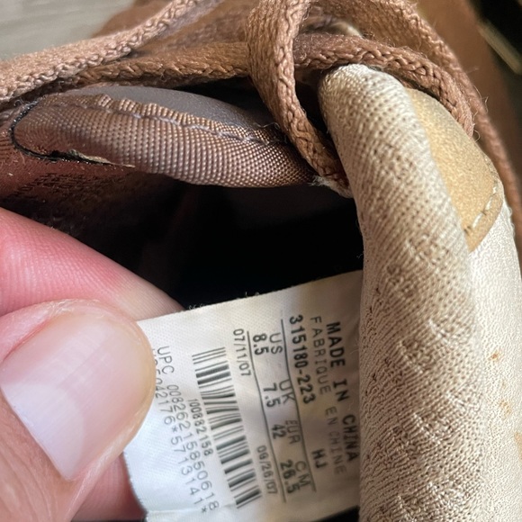 Mens Air Nike Air Force 1 Low Tweed Light Bone  Baroque Brown - Picture 5 of 8